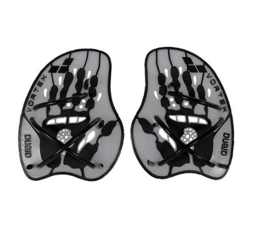 Лопатки для плавання Arena VORTEX EVOLUTION HAND PADDLE розмір M, сіро-чорний