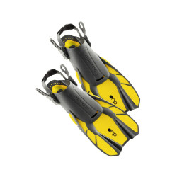 Ласти Ocean Reef OR020113 DUO FINS - S/M, чорно-жовті