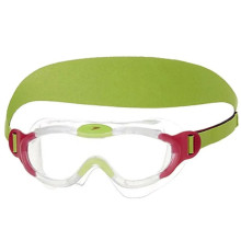 Окуляри-маска для плавання Speedo SEA SQUAD MASK JU, рожево-зелені