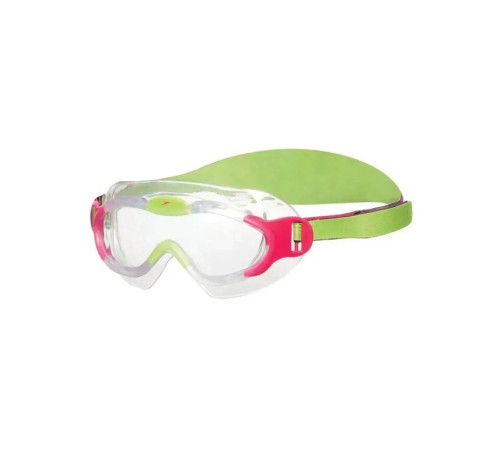 Окуляри-маска для плавання Speedo SEA SQUAD MASK JU, рожево-зелені
