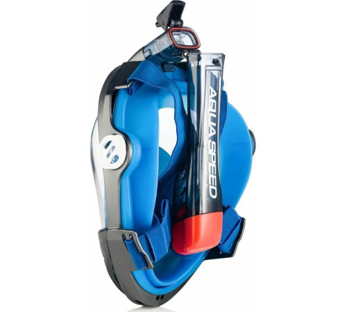 Повнолицьова маска Aqua Speed BRIZO 8739 розмір S/M, чорно-синя