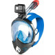 Повнолицьова маска Aqua Speed BRIZO 8739 розмір S/M, чорно-синя