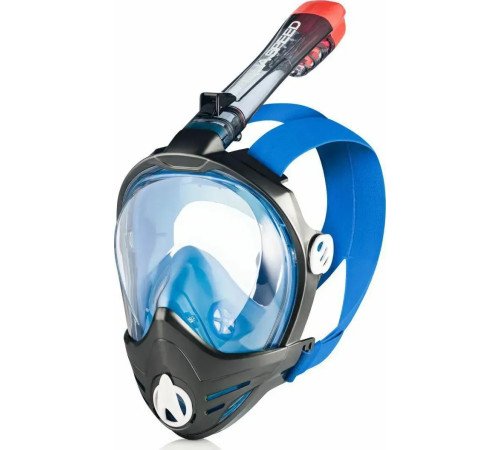Повнолицьова маска Aqua Speed BRIZO 8739 розмір S/M, чорно-синя