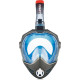 Повнолицьова маска Aqua Speed DRIFT 7090 розмір L/XL, чорно-синій