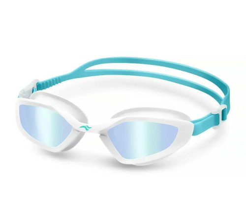 Окуляри для плавання Aqua Speed RAVEN MIRROR 61425, біло-блакитні