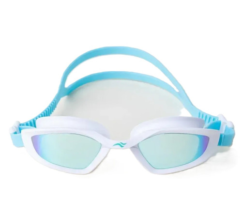 Окуляри для плавання Aqua Speed RAVEN MIRROR 61425, біло-блакитні