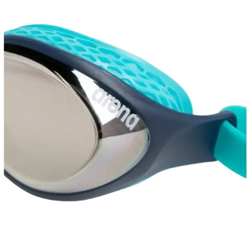 Окуляри для плавання Arena AIR JR MIRROR, чорно-бірюзові