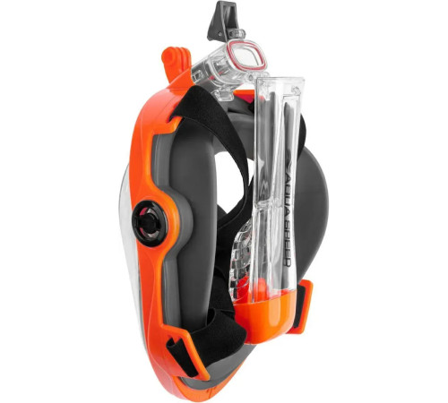 Повнолицьова маска Aqua Speed SPECTRA 2.0 9915 розмір S/M, чорно-оранжева
