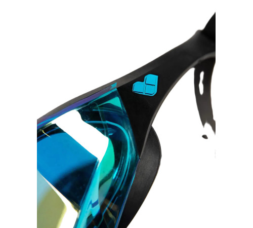 Окуляри для плавання Arena COBRA EDGE SWIPE MIRROR, чорно-голубі