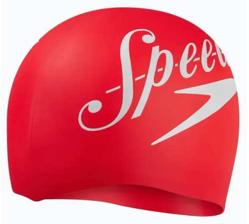 Шапка для плавання Speedo SLOGAN PRT CAP AU, червоно-білий