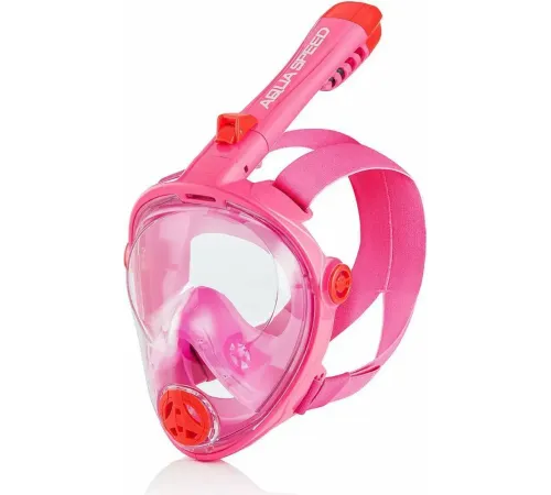 Повнолицьова маска дитяча Aqua Speed SPECTRA 2.0 KID 7081 розмір S, рожева