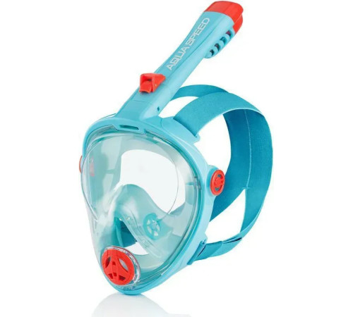Повнолицьова маска дитяча Aqua Speed SPECTRA 2.0 KID 7083 розмір L, бірюзова