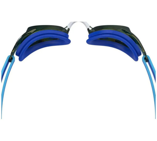 Окуляри для плавання дитячі Speedo JUNIOR VANQUISHER 3.0 MIRROR, сині