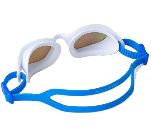 Окуляри для плавання Aqua Speed ECLIPSE MIRROR 61414, біло-блакитні