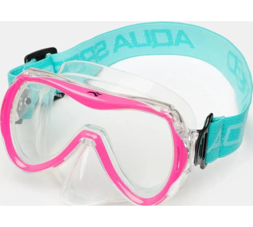 Маска для дайвінгу Aqua Speed ALIZE FS 62933, рожево-бірюзова