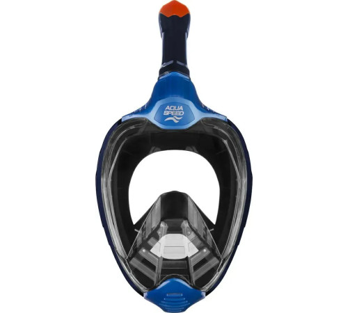 Повнолицьова маска Aqua Speed VEIFA ZX 9856 розмір S/M, чорно-оранжева