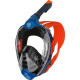 Повнолицьова маска Aqua Speed VEIFA ZX 9856 розмір S/M, чорно-оранжева