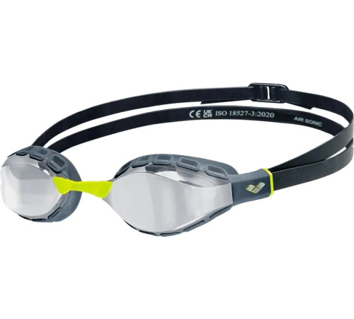 Окуляри для плавання Arena AIR SONIC MIRROR, чорно-сірі