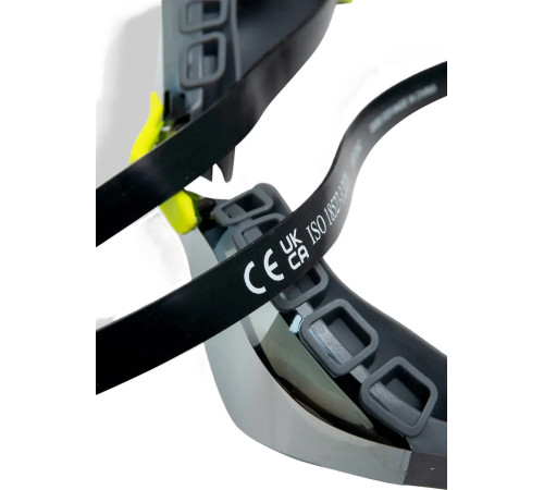 Окуляри для плавання Arena AIR SONIC MIRROR, чорно-сірі
