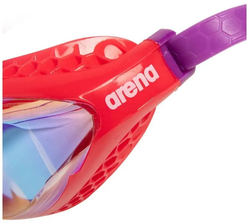 Окуляри для плавання Arena AIR-SPEED MIRROR, червоно-фіолетові