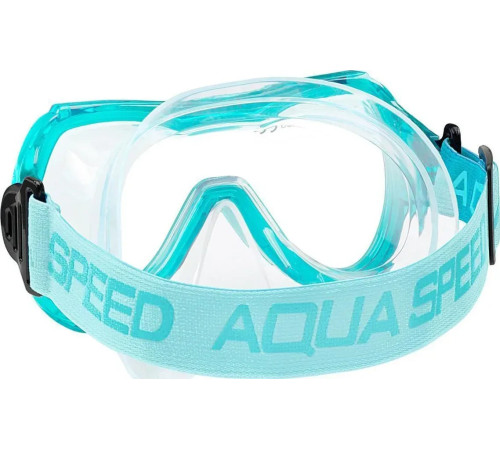 Маска для дайвінгу дитяча Aqua Speed ALIZE FS, бірюзовий