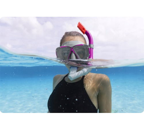 Набір для дайвінгу Bestway 24029-04, сіро-фіолетовий