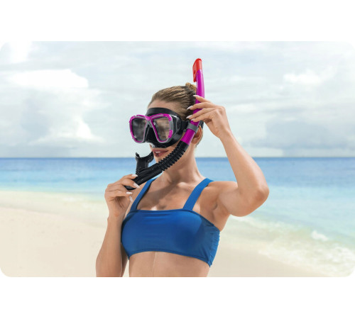 Набір для дайвінгу Bestway 24021, чорно-фіолетовий