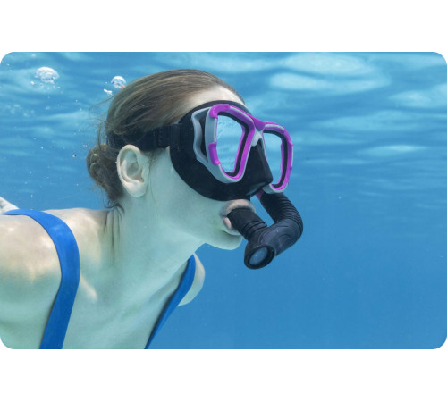 Набір для дайвінгу Bestway 24021, чорно-фіолетовий