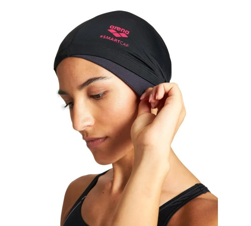 Шапка для плавання жіноча Arena SMARTCAP, чорна