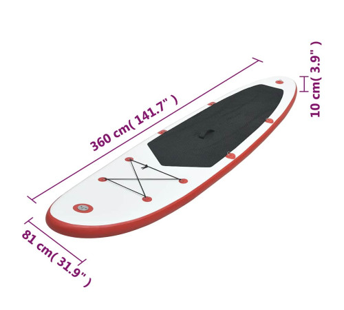 Надувна SUP дошка (Сапборд) vidaXL 92201 360
