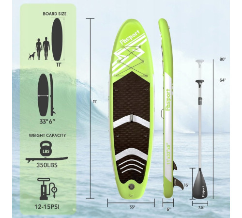 Надувна SUP дошка (Сапборд) FBSPORT 335