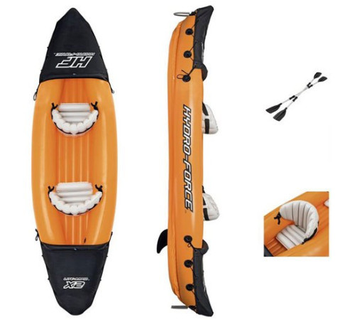 Надувний каяк HYDRO-FORCE Lite Rapid, 321 x 88 x 44 см Надувний каяк HYDRO-FORCE Lite Rapid, 321 x 88 x 44 см