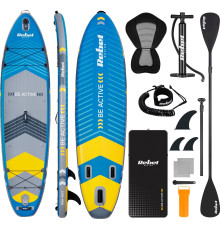Надувна SUP дошка (Сапборд) Rebel Active RBA-4507 335 синьо-сіра