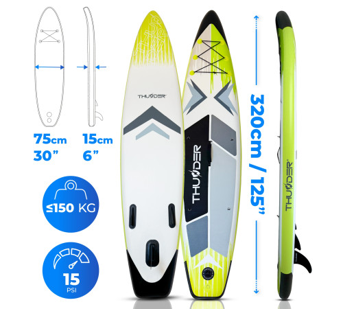 Надувна SUP дошка (Сапборд) THUNDER VELA 320