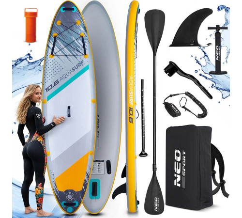 Надувна SUP дошка (Сапборд) Neo-Sport 170205 Aquasurf 320 х 84 х 15 см