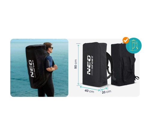 Надувна SUP дошка (Сапборд) Neo-Sport 170206 Aquasurf 320 х 84 х 15 см