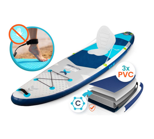 Надувна SUP дошка (Сапборд) Neo-Sport 170206 Aquasurf 320 х 84 х 15 см