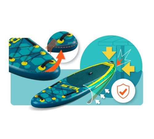 Надувна SUP дошка (Сапборд) Neo-Sport 170213 Aquasurf 320 х 84 х 15 см