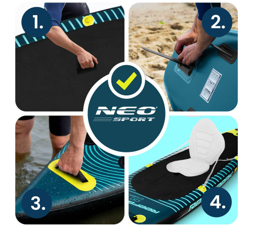 Надувна SUP дошка (Сапборд) Neo-Sport 170310 Reefbreak 350 х 81 х 15 см