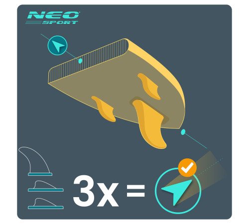 Deska SUP Reefbreak 350 x 81 x 15 cm Neo-Sport 170106