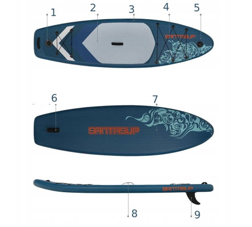 Надувна SUP дошка (Сапборд) Santasup ITIMPORT YC12 XXXL 300