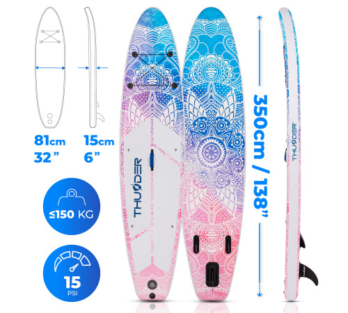 Надувна SUP дошка (Сапборд) THUNDER AURORA 350