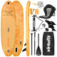 Надувна SUP дошка (Сапборд) VIRTUFIT CRUISER 305, оранжева