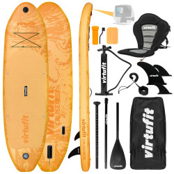 Надувна SUP дошка (Сапборд) VIRTUFIT CRUISER 305, оранжева