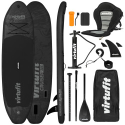 Надувна SUP дошка (Сапборд) VIRTUFIT CRUISER 305, чорний