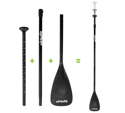 Надувна SUP дошка (Сапборд) VIRTUFIT CRUISER 305, чорний