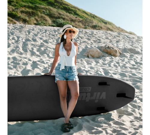 Надувна SUP дошка (Сапборд) VIRTUFIT CRUISER 305, чорний