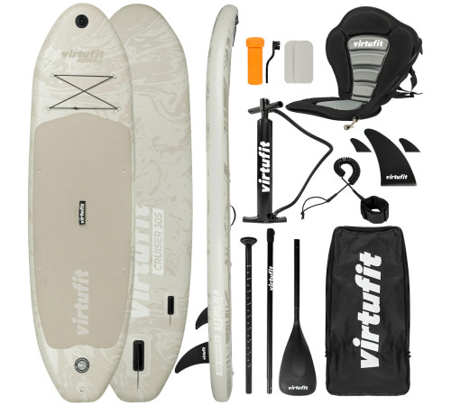 Надувна SUP дошка (Сапборд) VIRTUFIT CRUISER 305, бежева