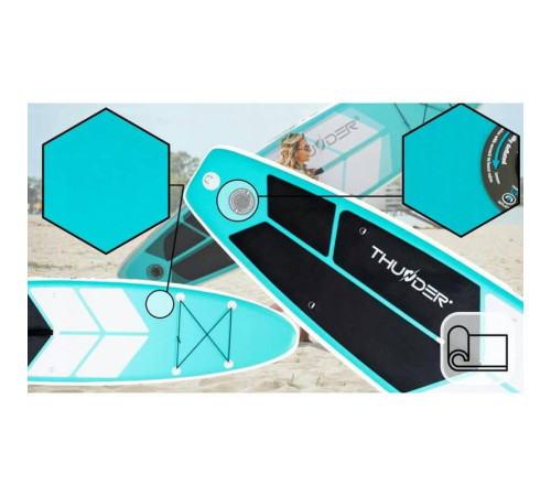 Надувна SUP дошка (Сапборд) THUNDER COAST MINT 320