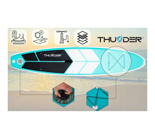 Надувна SUP дошка (Сапборд) THUNDER COAST MINT 320